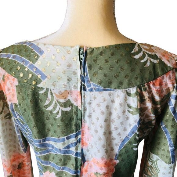 Vintage Blouse by Alice of California Made in Union ILGWU US Sz 10 Very pretty! - Picture 4 of 11